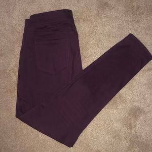 Old Navy Maroon Rockstar Jeggings